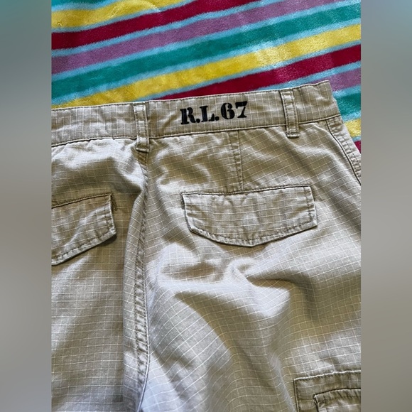 Kids Polo Ralph Lauren Pants Brown Cotton Drawstring Button Fly Size S(8) - Picture 15 of 16